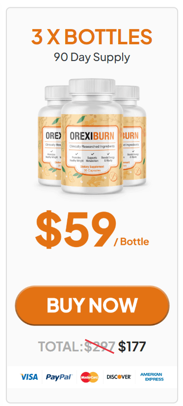 Order OrexiBurn 3 bottles